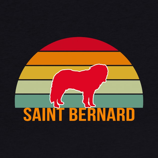 Saint Bernard Vintage Silhouette by khoula252018